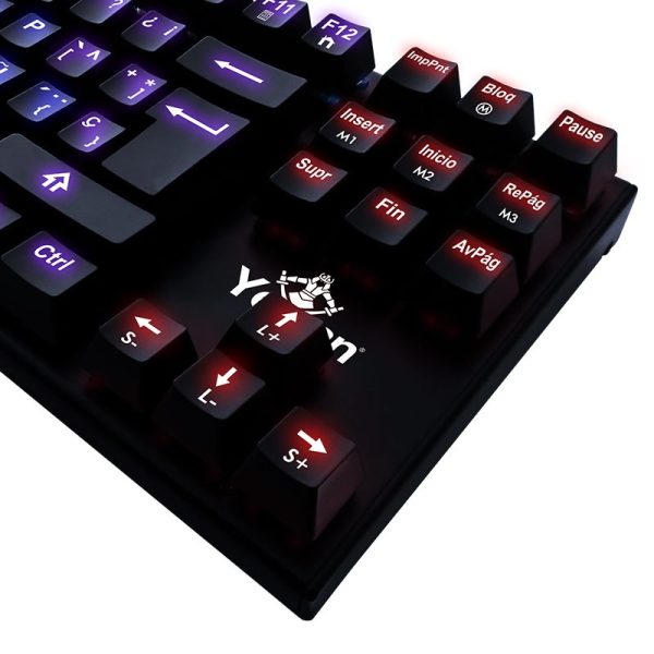 Teclado Gamer Yeyian Spark Serie 2000 RGB, Teclado Mecánico, Outemu Red, Alámbrico, Negro (Español)  Teclado /  Keypads Yeyian - Image 2