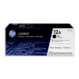 TONER NEGRO P/LASERJET 1012 2 Q2612AD Consumibles HP INC