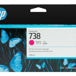 HP 738 MAGENTA 130ML TINTA AMPLIO FORMATO 498N6A Consumibles HP INC