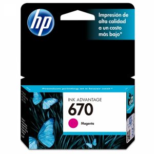 TINTA MAGENTA HP 670 CZ115AL Consumibles HP INC