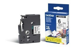 CINTA NEGRO SOBRE BLANCO 6MM X 8M Consumibles Brother