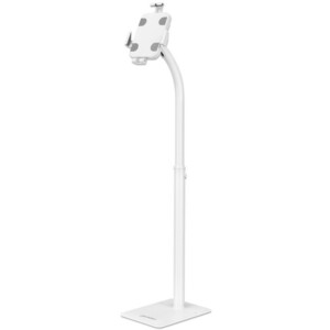 SOPORTE PISO TABLETA 7.9 A 11 ANTIRROBO ROTACION BLANCO Monitores Manhattan