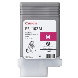 CARTUCHO INKJET PFI-102 M MAGEN 130ML PARA PLOTTER IPF Consumibles Canon