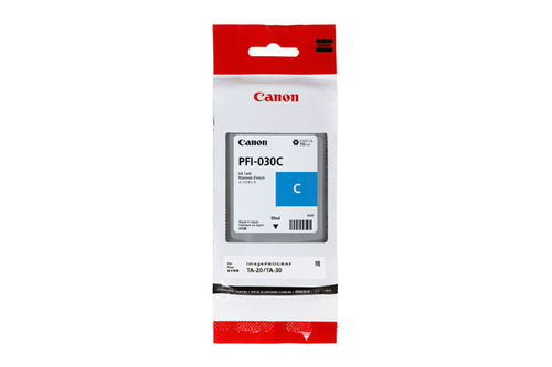 CARTUCHO INKJET PFI-030 C CYAN 55ML P P TA20 TA30 Consumibles Canon