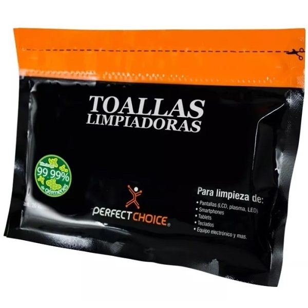 TOALLAS LIMPIADORAS PARA NOTEBOOK Y PANTALLAS LCD Oficina Perfect Choice - Image 2