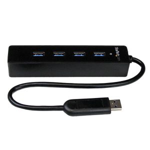 CONCENTRADOR HUB USB 3.0 4 PUERTOS PORTATIL NEGRO USB / FireWire StarTech.com