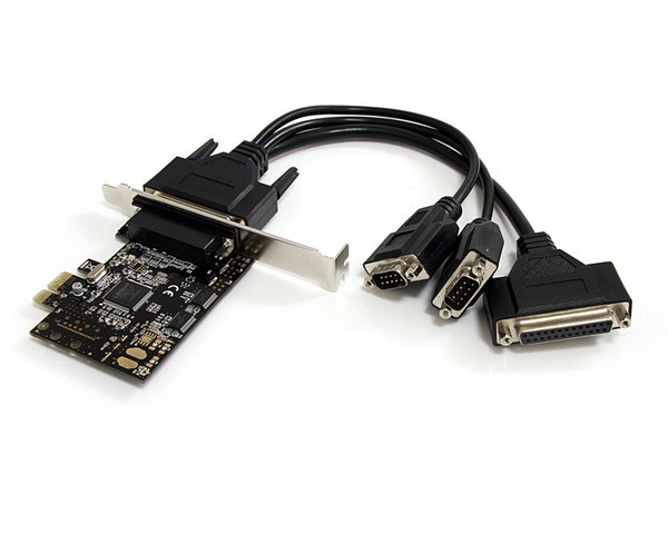 TARJETA ADAPTADORA PCI EXPRESS 2 PUERTOS SERIAL 1 PARALELO RS23. Paralelo / Serial StarTech.com - Image 2