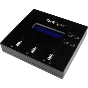 DOCK CLONADOR AUTONOMO 2 A 1 BORRADOR MEMORIAS FLASH USB 2.0 . Servidores StarTech.com