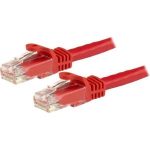 CABLE DE RED GIGABIT CAT6 UTP DE 15M SNAGLESS ROJO            . Videoconferencia StarTech.com