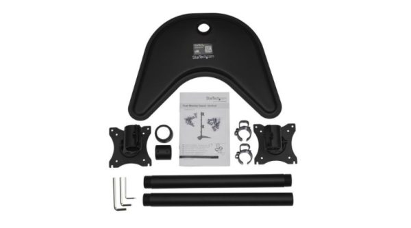 SOPORTE VERTICAL ACERO PARA 2 MONITORES BASE AJUSTABLE VESA Monitores StarTech.com - Image 2