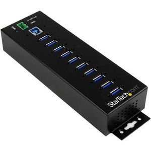 HUB INDUSTRIAL USB 3.0 DE 10 PUERTOS - CON ADAPTADOR DE PODER USB / FireWire StarTech.com
