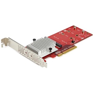 TARJETA ADAPTADORA PCIE 3.0 CON DOBLE X8 PARA M.2 SSD Unidades Drive StarTech.com