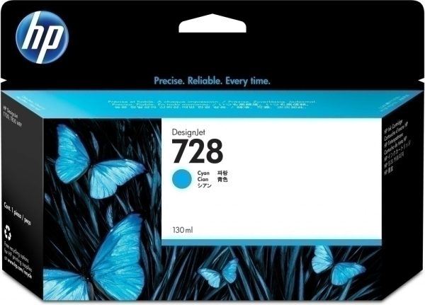 HP 728 CYAN 130ML TINTA AMPLIO FORMATO F9J67A Consumibles HP INC