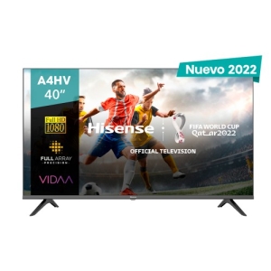 TV LED 40 HISENSE SMART FHD VIDAA 2HDMI 1USB 2 A. GTIA Pantallas TV Hisense