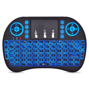 TECLADO MINI INALAMBRICO ILUMIN ADO RECARGABABLE BROBOTIX Teclado /  Keypads BRobotix