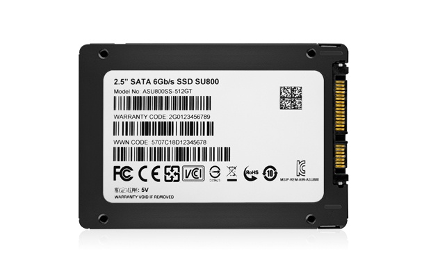 Disco Estado Solido SSD Adata Ultimate SU800, 512GB, SATA III, 2.5'', 7mm Discos Duros Adata - Image 2